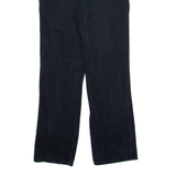 LORENZO Womens Jeans Black Regular Straight 90s W28 L30