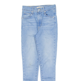 LEVI'S Mile High BIG E Womens Jeans Blue Slim Skinny Stone Wash W26 L28