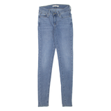 LEVI'S 710 Womens Jeans Blue Slim Skinny W22 L30