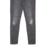 LEVI'S 721 High Rise Womens Jeans Black Slim Skinny Stone Wash W29 L30