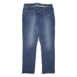 LEVI'S Curvy Womens Jeans Blue Regular Straight Stone Wash W33 L31