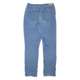 LEVI'S Mid Rise Womens Jeans Blue Slim Straight Stone Wash W29 L32