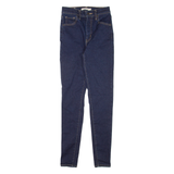 LEVI'S Mile High BIG E Womens Jeans Blue Slim Skinny W25 L30