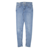 LEVI'S 710 BIG E Womens Jeans Blue Slim Skinny W28 L30