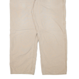 CARHARTT Carpenter Workwear Mens Jeans Beige Loose Straight W39 L27