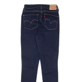 LEVI'S 721 High Rise Womens Jeans Blue Slim Skinny W26 L28