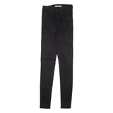 LEVI'S Mile High Womens Jeans Black Slim Skinny W24 L30