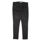LEVI'S 711 Womens Jeans Black Slim Skinny W29 L28