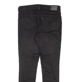 LEVI'S 711 Womens Jeans Black Slim Skinny W29 L28