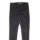 LEVI'S 311 Shaping Womens Jeans Black Slim Skinny W28 L32