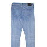 LEVI'S 721 Made & Crafted BIG E Distressed Womens Jeans Blue Slim Skinny W29 L32