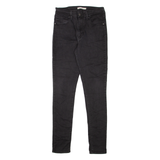 LEVI'S 721 High Rise Womens Jeans Black Slim Skinny W27 L32