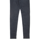 LEVI'S 710 Womens Jeans Grey Slim Skinny Stone Wash W28 L30