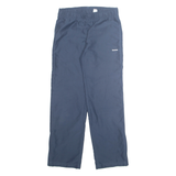REEBOK Womens Track Pants Blue Wide-Leg XS W28 L29