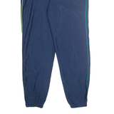 ADIDAS Womens Track Pants Blue Tapered XL W32 L32