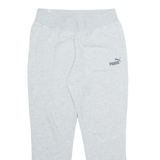 PUMA Mens Joggers Grey Tapered L W28 L28