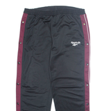 REEBOK Mens Rain Trousers Black Straight XL W36 L30