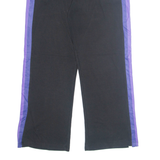 PUMA Womens Sweatpants Black Wide-Leg XL W32 L29