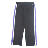 PUMA Womens Sweatpants Black Wide-Leg XL W32 L29