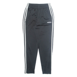 ADIDAS Mens Joggers Black Tapered XS W24 L26
