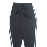 ADIDAS Mens Joggers Black Tapered XS W24 L26