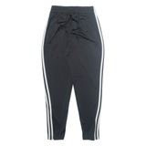 ADIDAS Mens Joggers Black Tapered XS W24 L26