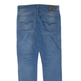 LEVI'S 511 Jeans Distressed Mens Blue Slim Straight W33 L32