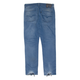 LEVI'S 511 Jeans Distressed Mens Blue Slim Straight W33 L32