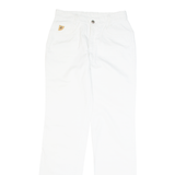 LOIS Mens Trousers White Regular Straight W28 L32