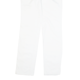 LOIS Mens Trousers White Regular Straight W28 L32