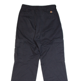 DICKIES Workwear Mens Trousers Black Regular Straight W28 L30