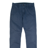 TOMMY HILFIGER Chino Mens Trousers Blue Regular Straight W20 L33