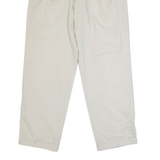 HAGMAN Turn Up Chino Mens Trousers Beige Regular Straight W32 L29