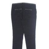 DKNY Chino Womens Trousers Black Regular Tapered W28 L28