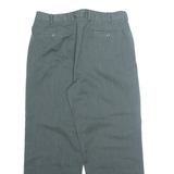 ANGELO SANTAGOSTINO Chino Mens Trousers Green Regular Straight W30 L25