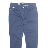 TOMMY HILFIGER Womens Trousers Blue Regular Tapered W28 L26