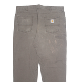 CARHARTT Workwear Mens Trousers Grey Relaxed Straight W40 L29
