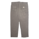 CARHARTT Workwear Mens Trousers Grey Relaxed Straight W40 L29