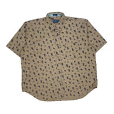 Pendleton Short Sleeve Shirt - XL Beige Cotton