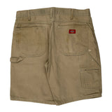 Dickies Carpenter Shorts - 36W 10L Beige Cotton