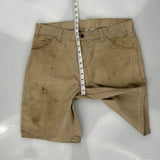 Dickies Carpenter Shorts - 36W 10L Beige Cotton