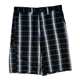 Dickies Checked Shorts - 32W 10L Black Cotton