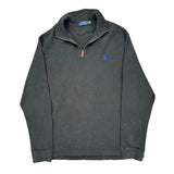 Polo By Ralph Lauren 1/4 Zip - XL Black Cotton