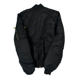 Ma-1 Alpha Industries Bomber Jacket - Medium Black Nylon