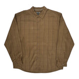 Rei Checked Shirt - XL Brown Polyester