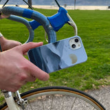 Powder Blue Misty Mountains iPhone 13 Mini Case