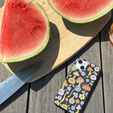 Black Midnight Shrooms iPhone 15 Pro Case