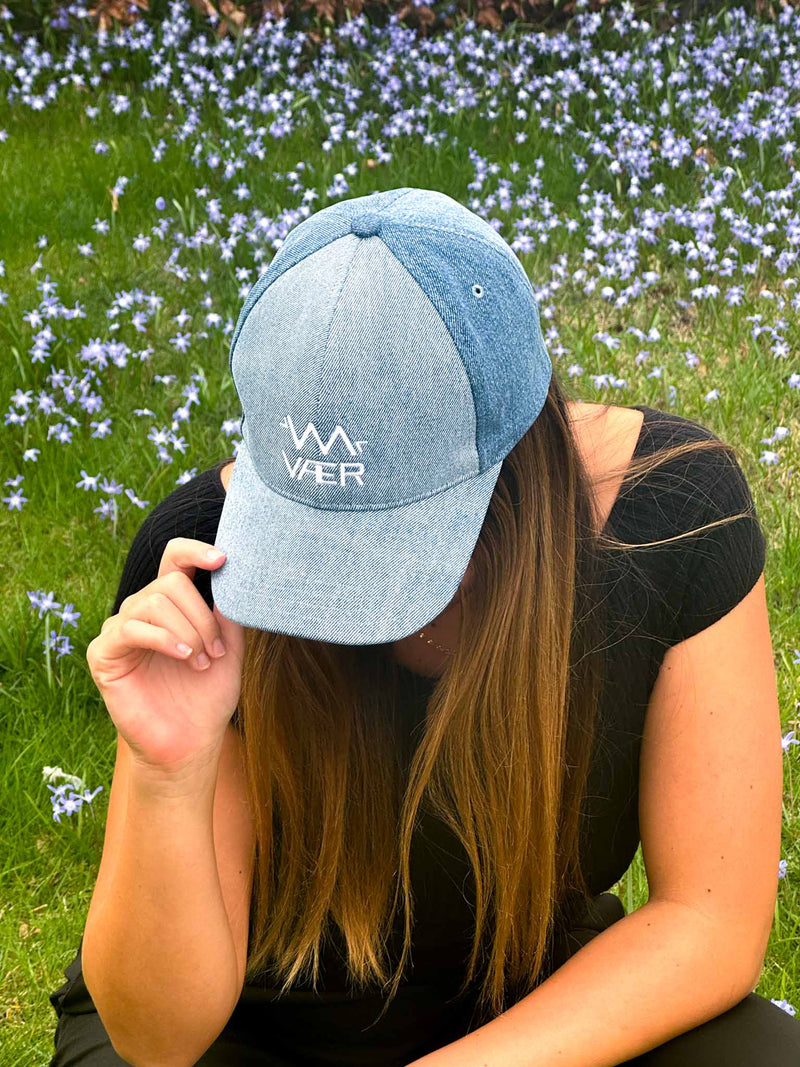 Whirl - Upcycled Denim Cap