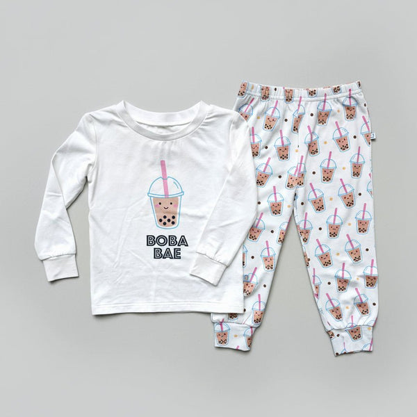 Bamboo Blend Two Piece Pajama Set - Boba