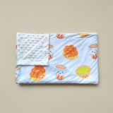 Minky Fleece Sensory Baby Blanket - Cha Chaan Teng